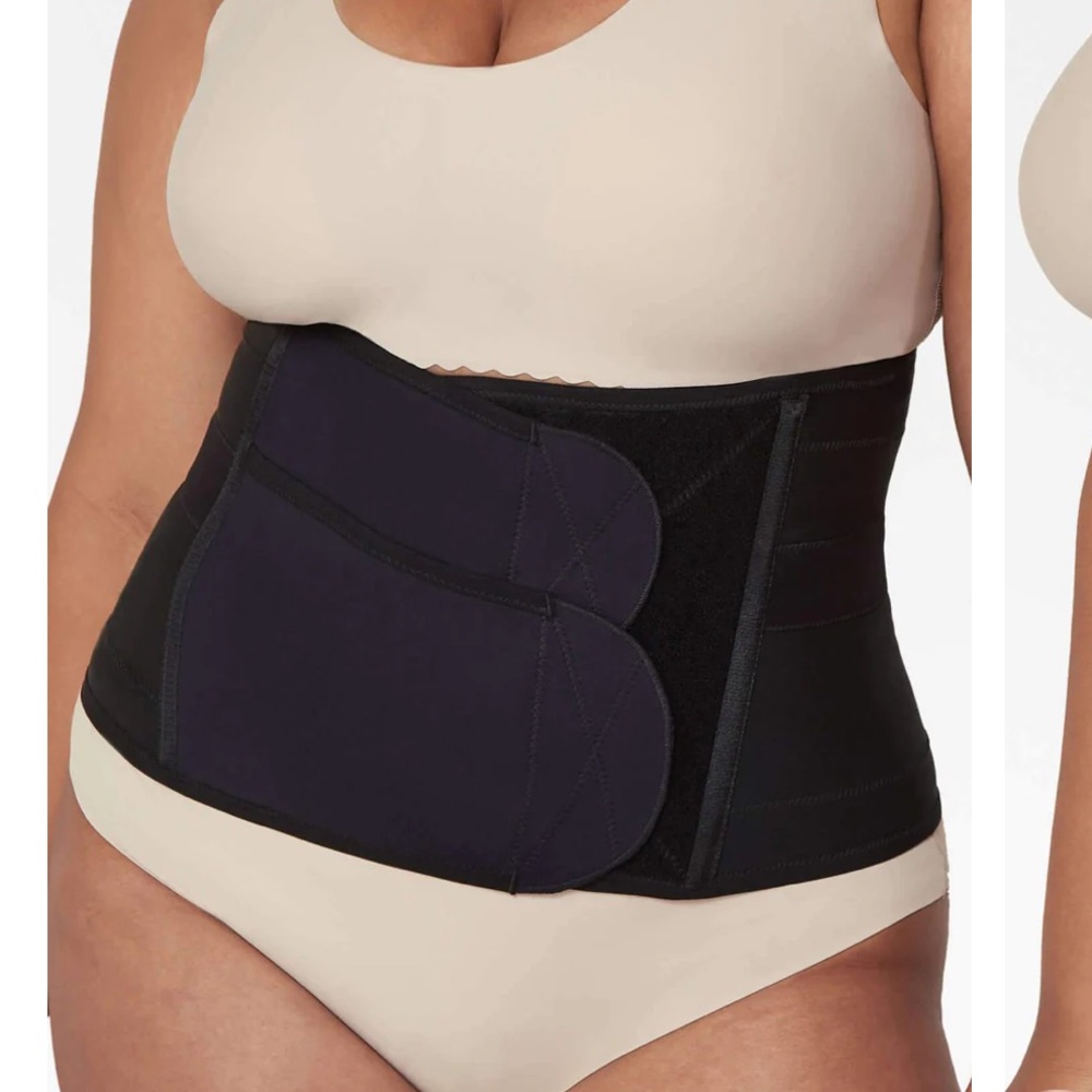 NEW Belly Bandit Postpartum Luxe Belly Wrap with Extender - Black - Size XL plus